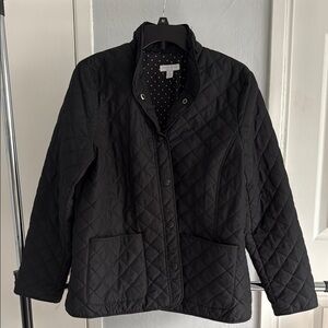 Women's Black Quilted Jacket